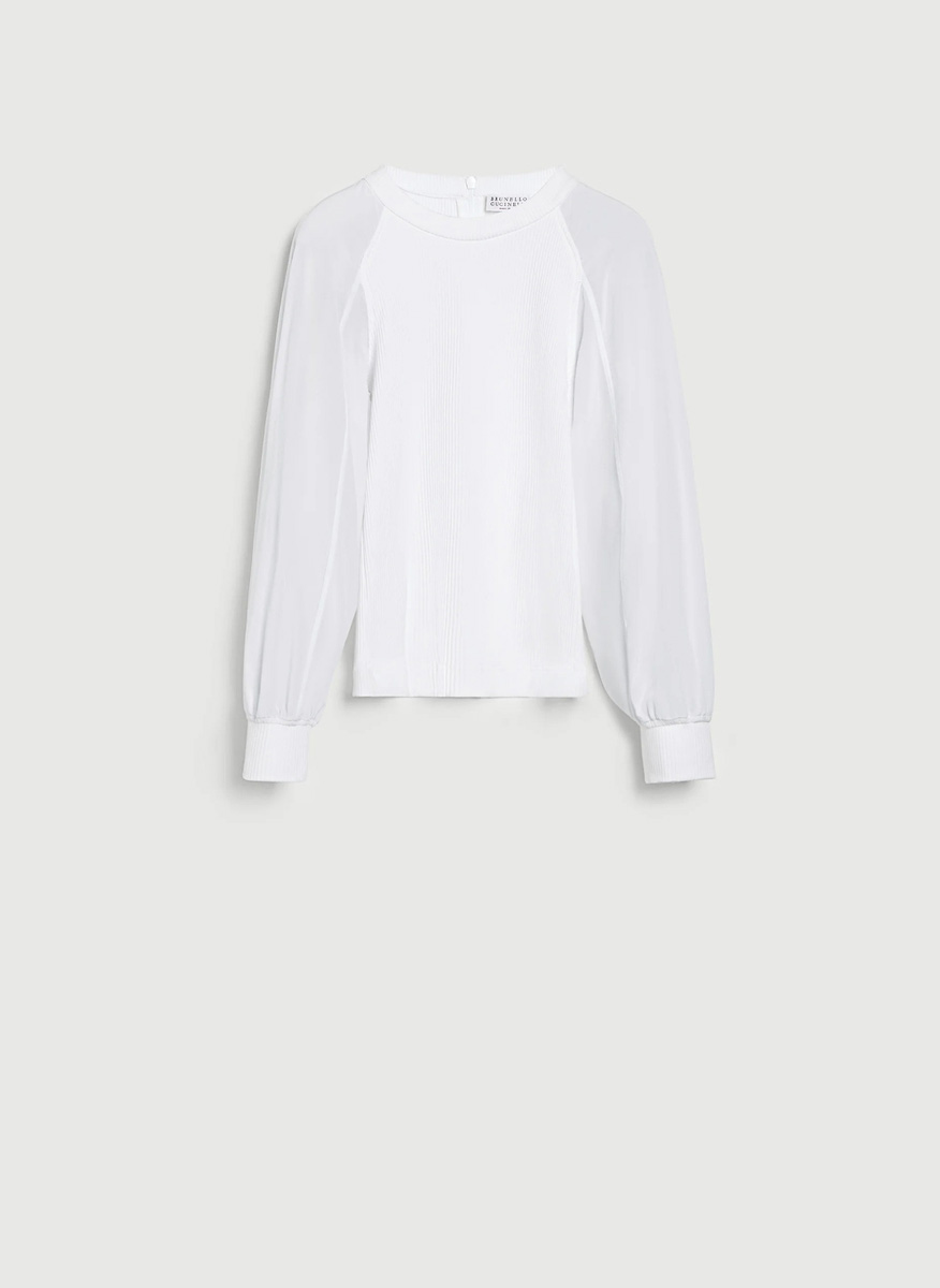 Brunello Cucinelli Kids 8-10 'Harmonious balance' blouse