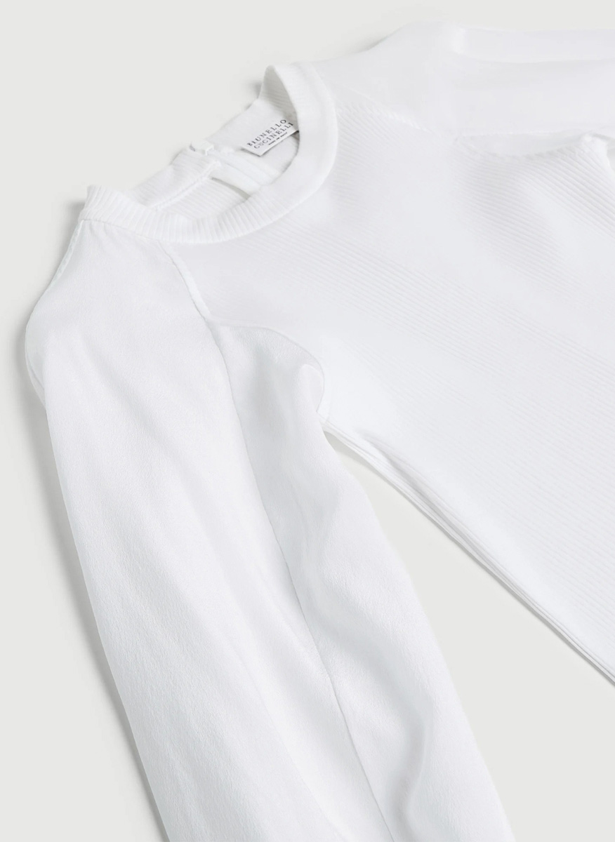 Brunello Cucinelli Kids 8-10 'Harmonious balance' blouse