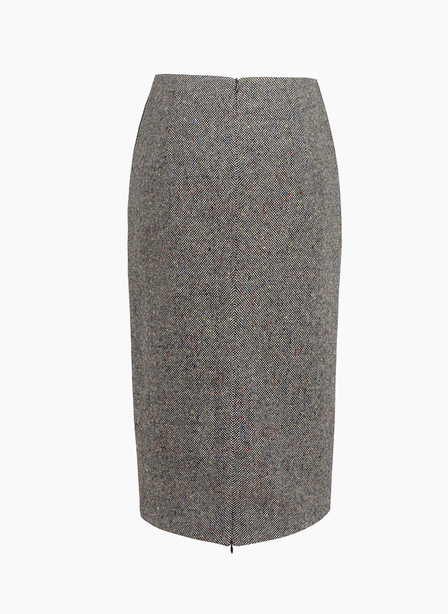 No21 tweed midi skirt