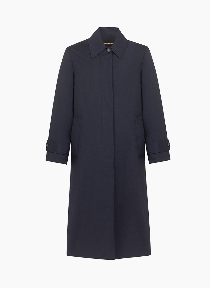 Дълго палто от вълна Paul Smith