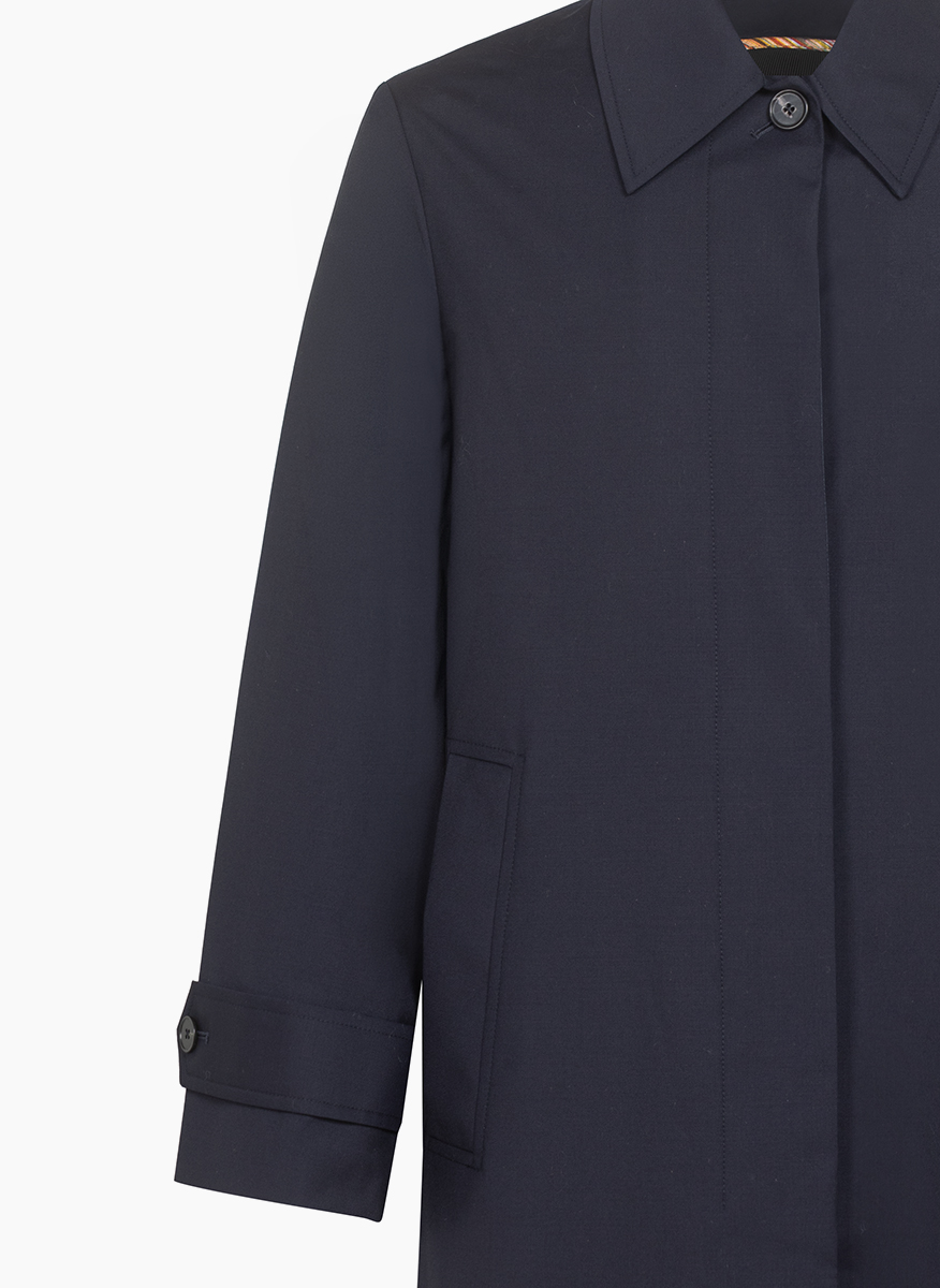 Дълго палто от вълна Paul Smith