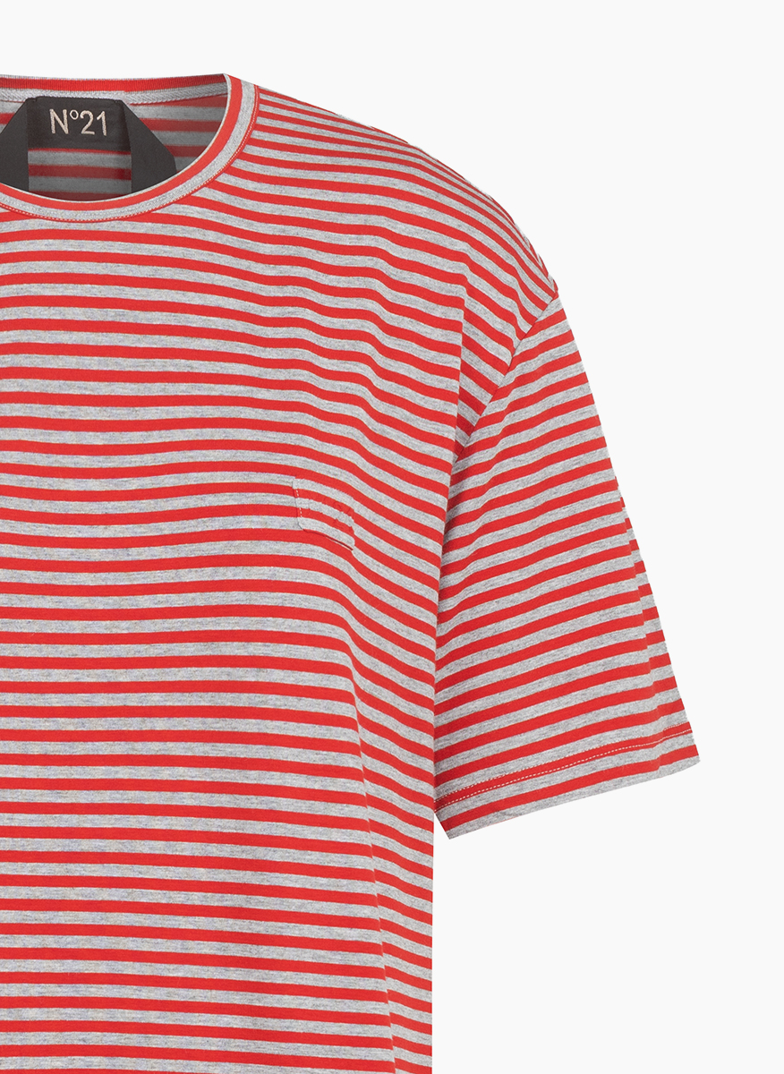 No21 striped T-shirt