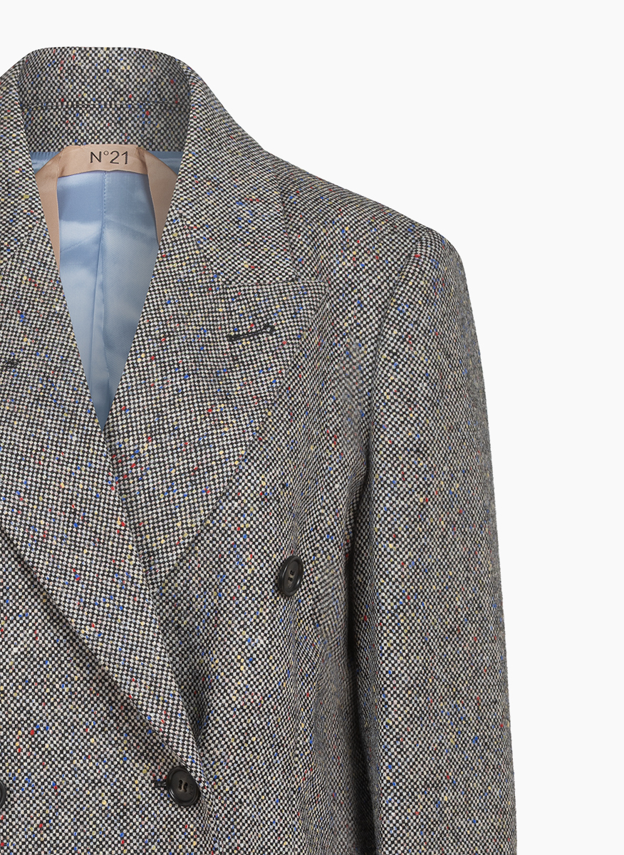 No21 tweed wool blazer