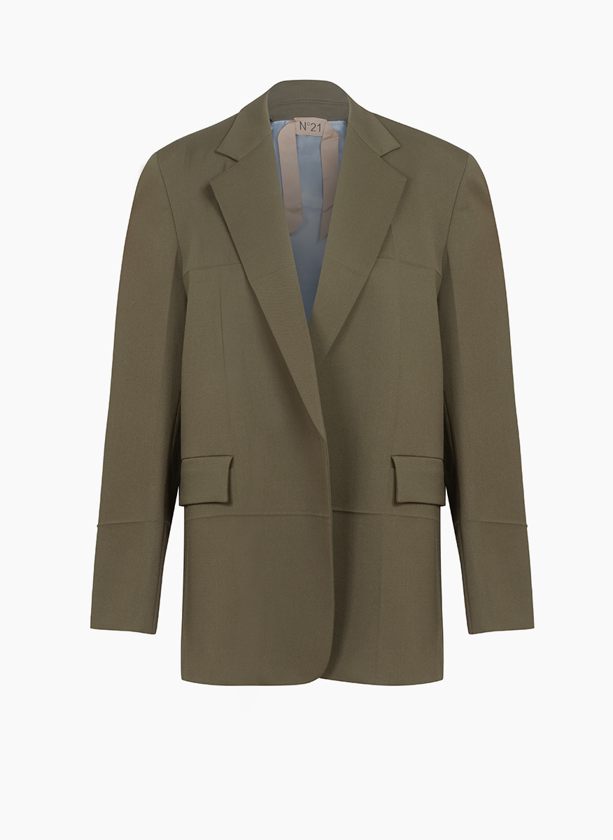 No21 wool-blend blazer