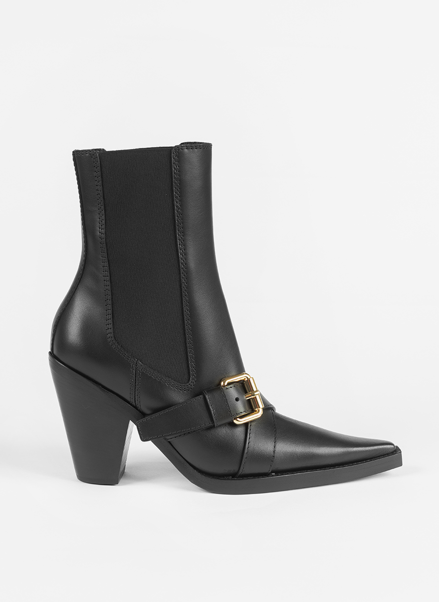 Moschino leather ankle boots