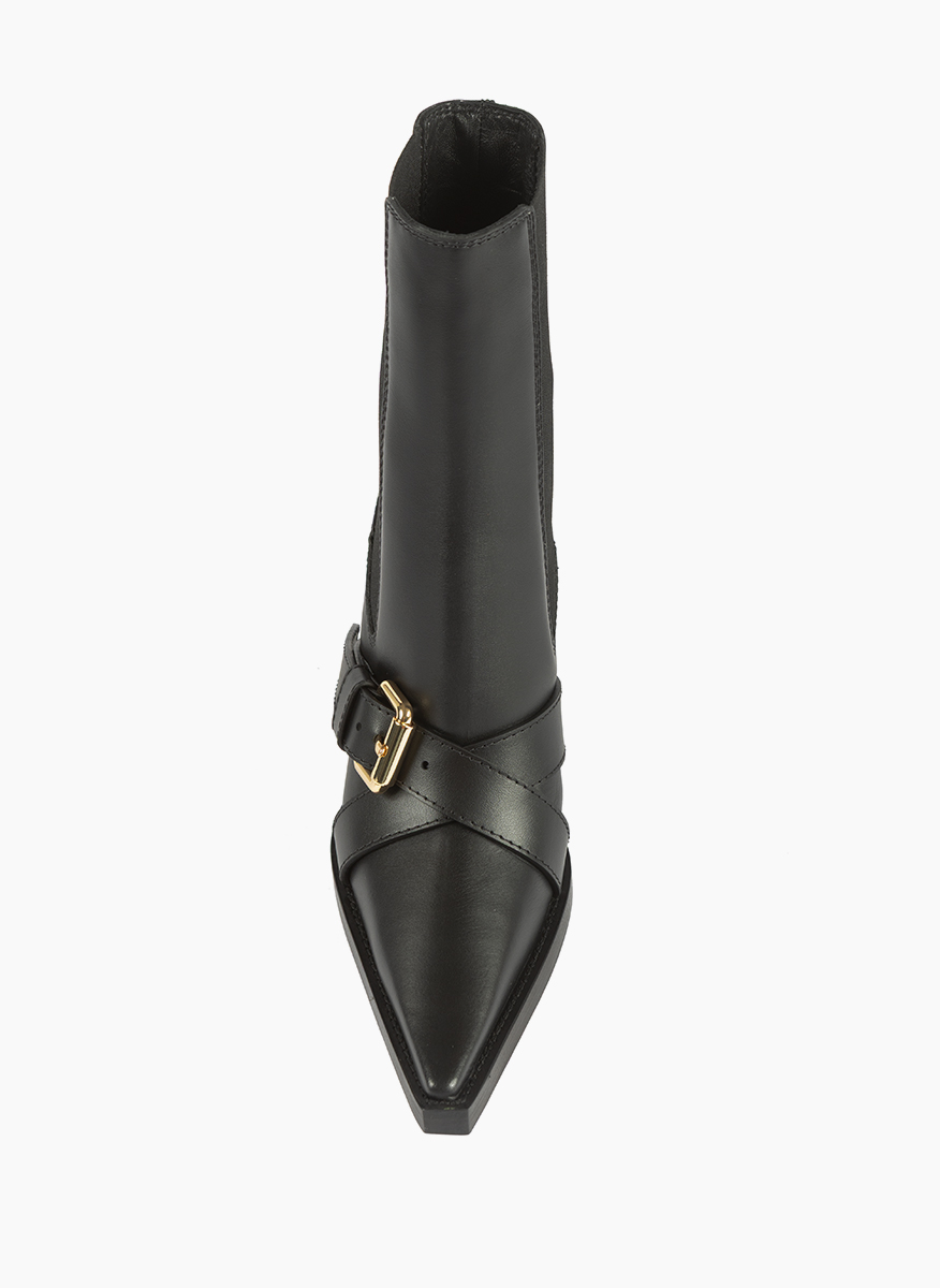 Moschino leather ankle boots