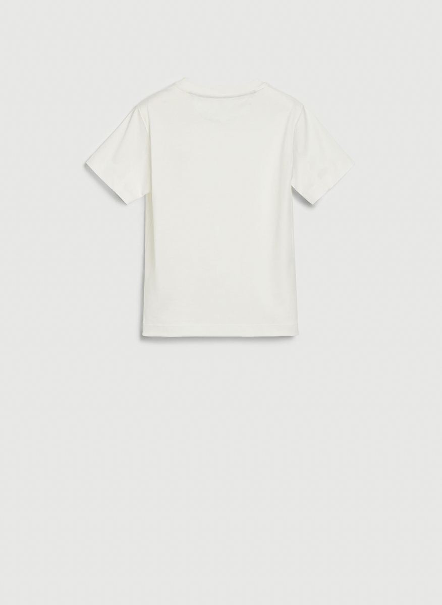 Тишърт с бродерия Brunello Cucinelli Kids 4-6