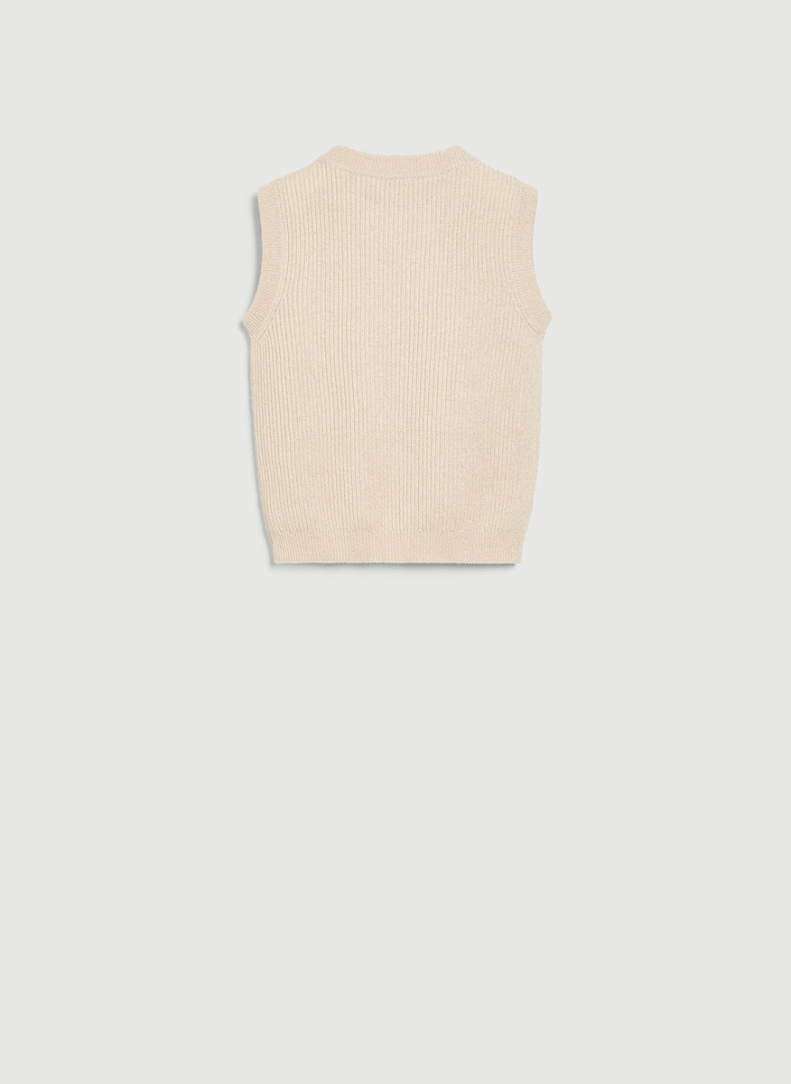 Пуловер без ръкав 'Sparkling note' Brunello Cucinelli Kids 4-6
