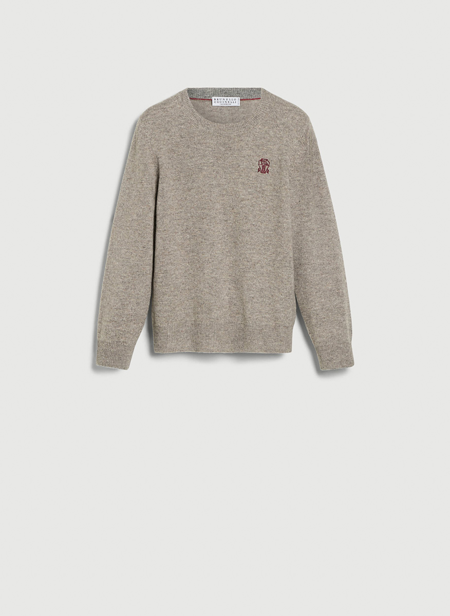 Пуловер от кашмир Brunello Cucinelli Kids 