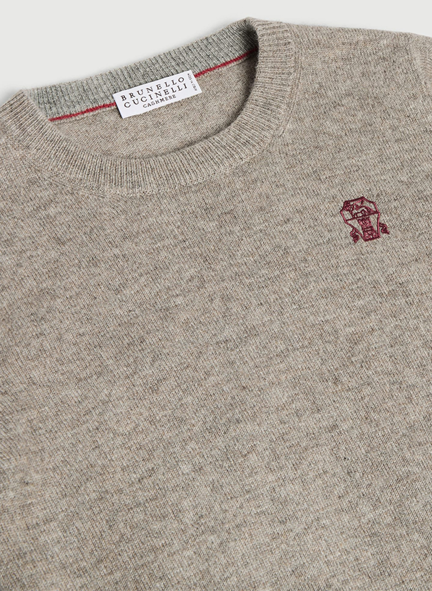 Пуловер от кашмир Brunello Cucinelli Kids 12