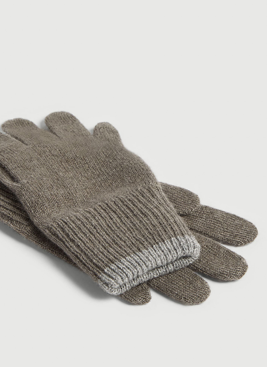 Ръкавици от 100% кашмир Brunello Cucinelli Kids M