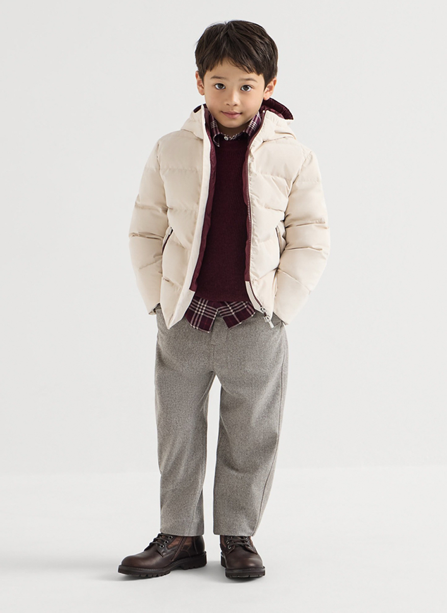 Панталон от вълна 'Functional look' Brunello Cucinelli Kids 6