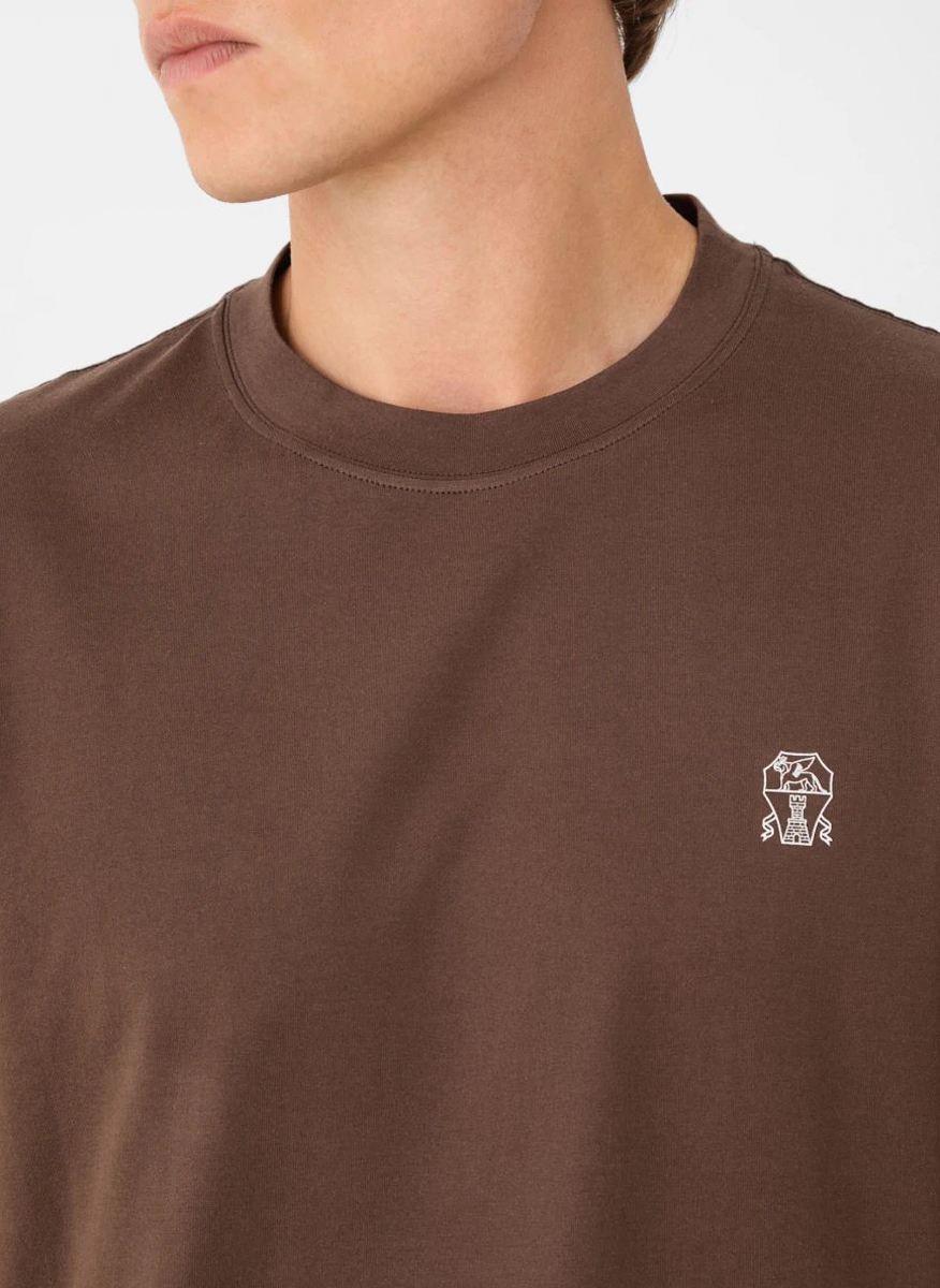 Тишърт 'Classic fit' Brunello Cucinelli