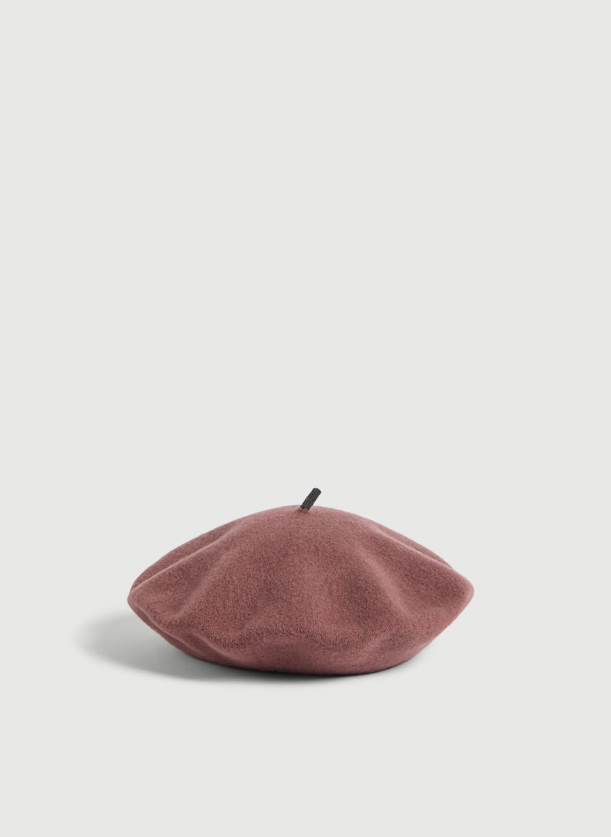 Brunello Cucinelli S baret in 100% wool