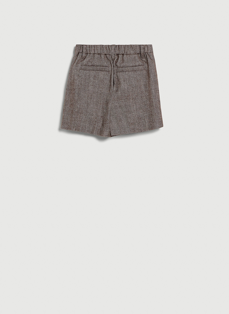 Елегантен къс панталон 'Chevron' Brunello Cucinelli Kids 4-6
