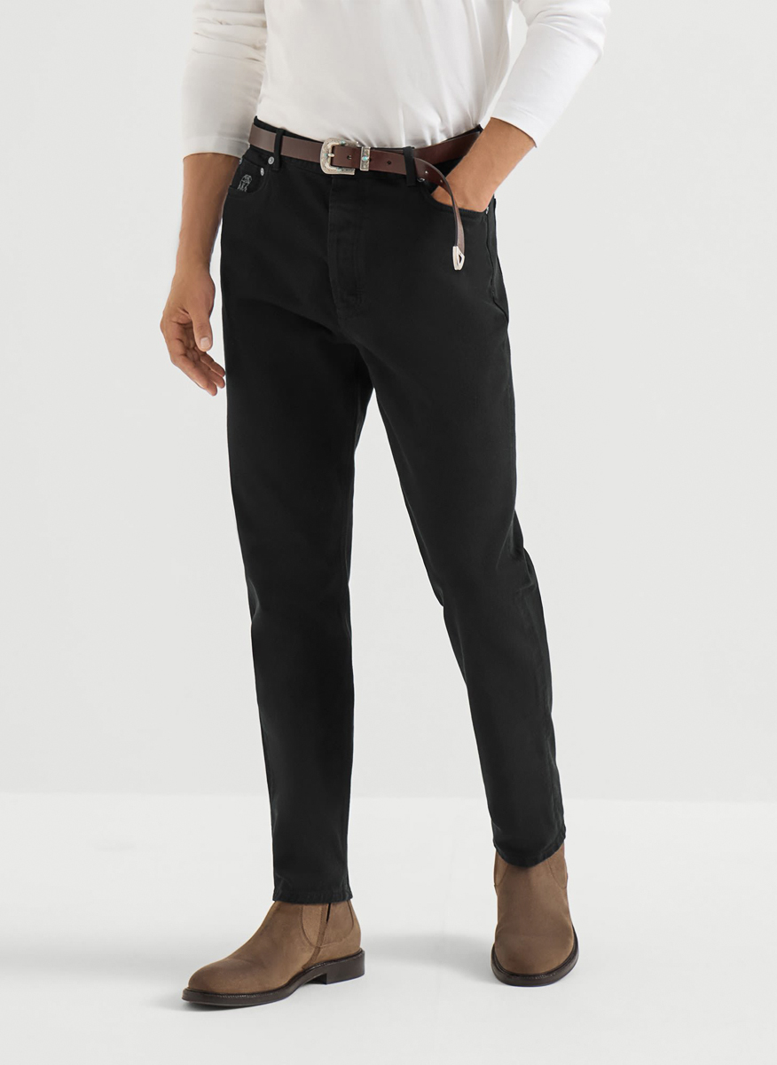Brunello Cucinelli five-pocket denim trousers