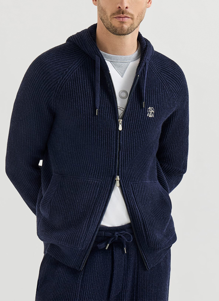 Brunello Cucinelli knitted sweatshirt