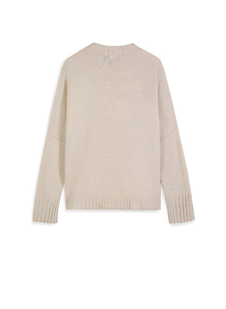 Lorena Antoniazzi sequin appliqué sweater