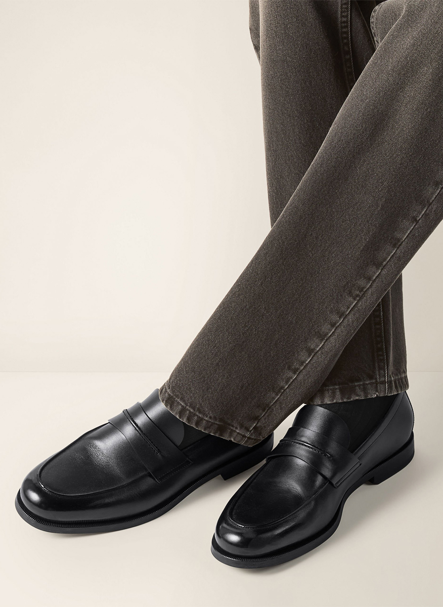 Кожени мокасини 'Corso' Zegna