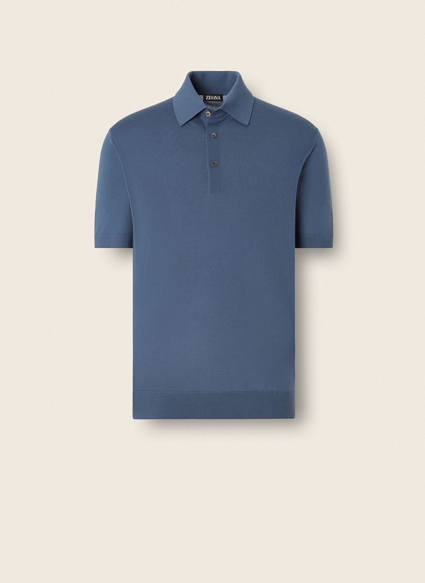 Полошърт от фино плетиво Zegna