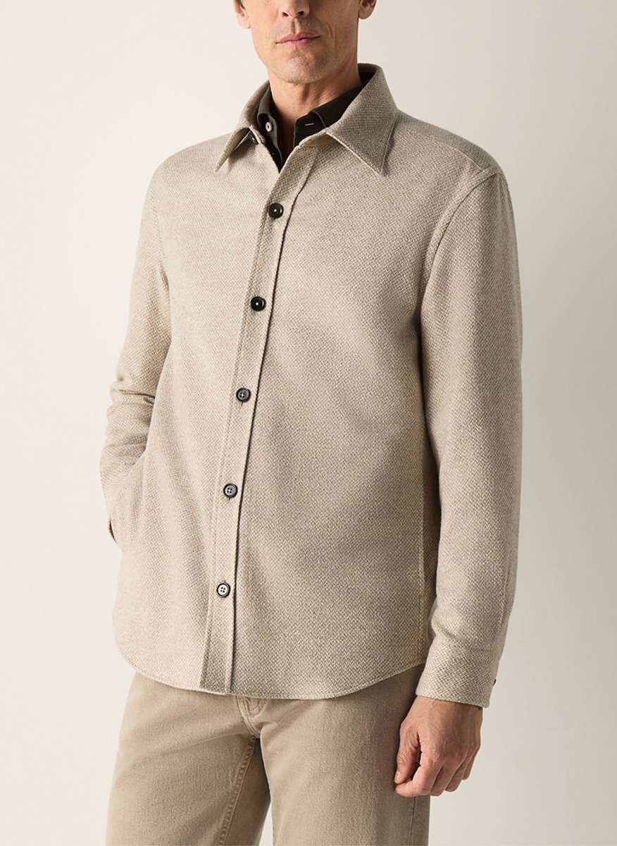Риза от кашмир 'Overshirt' Zegna