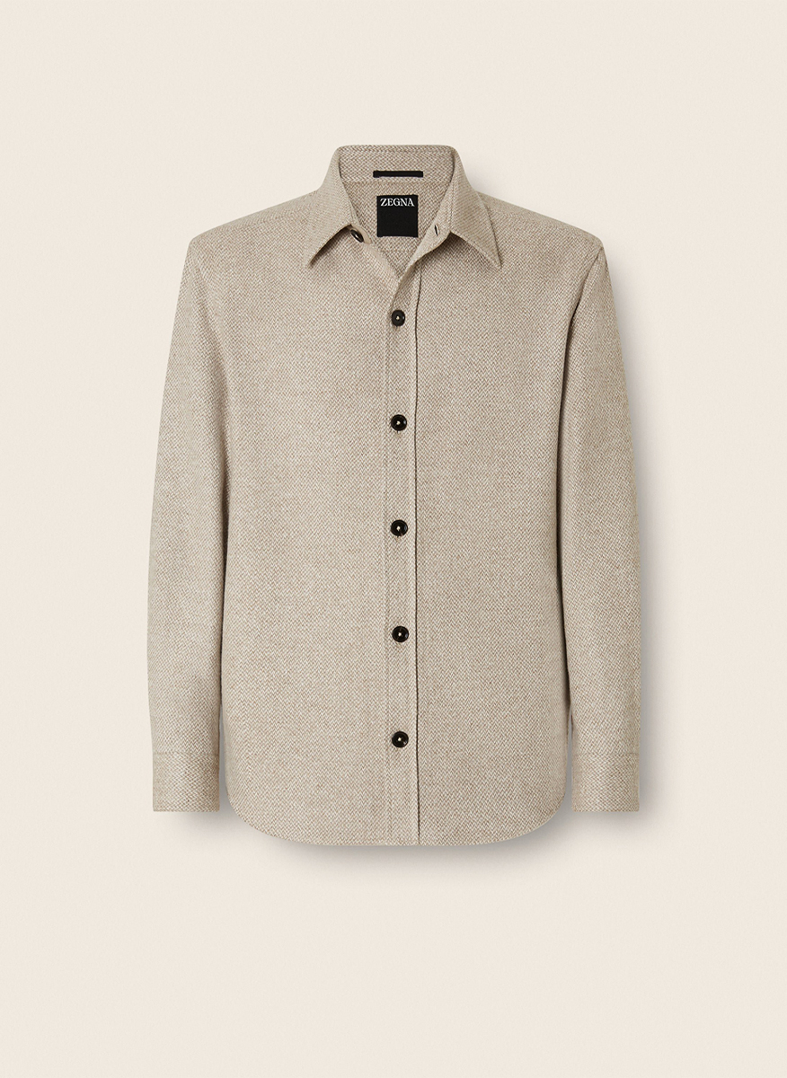 Риза от кашмир 'Overshirt' Zegna