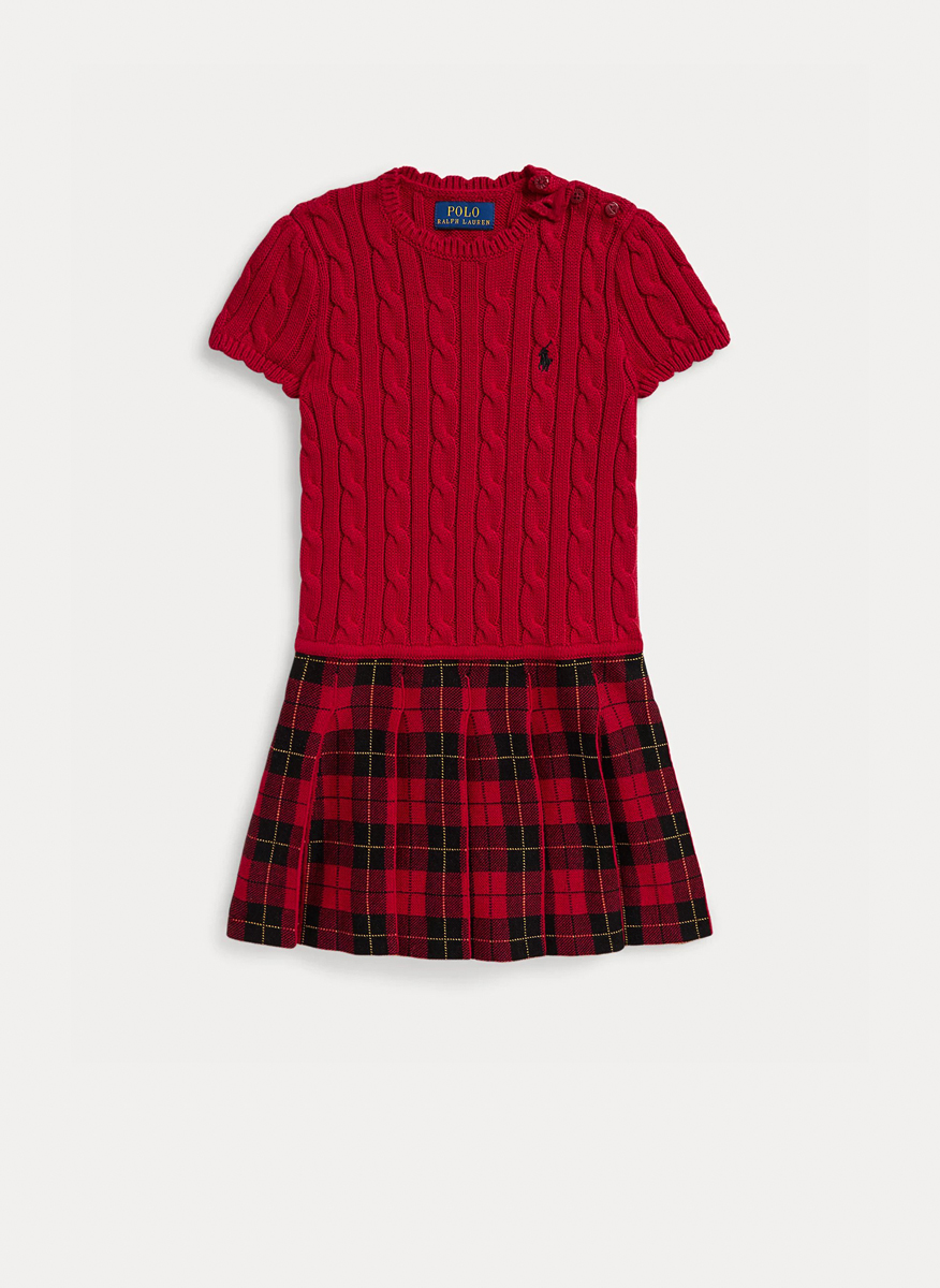 Ralph Lauren Kids knitted dress1