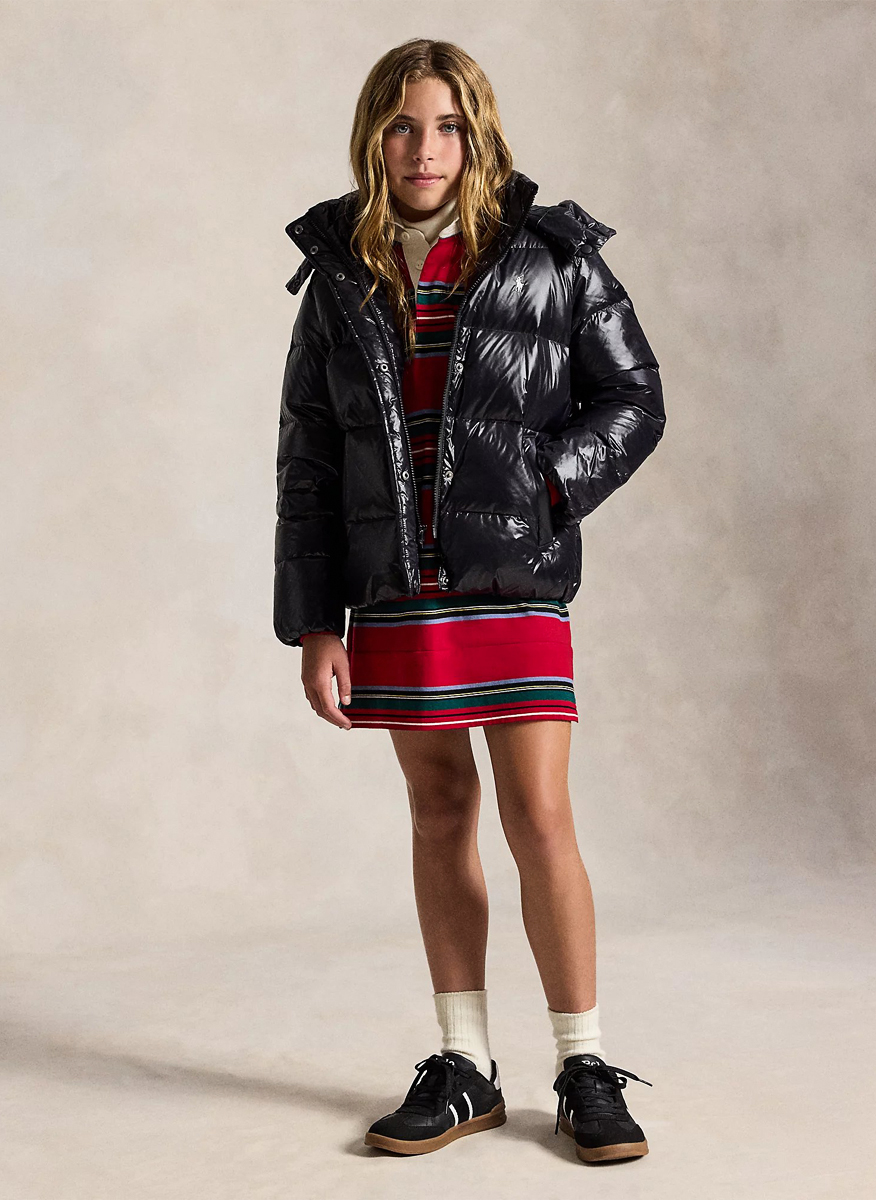 Ralph Lauren Kids 7-14 quilted jacket