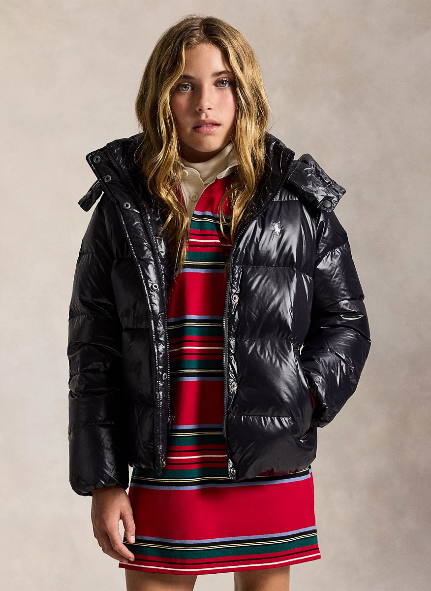 Ralph Lauren Kids 7-14 quilted jacket