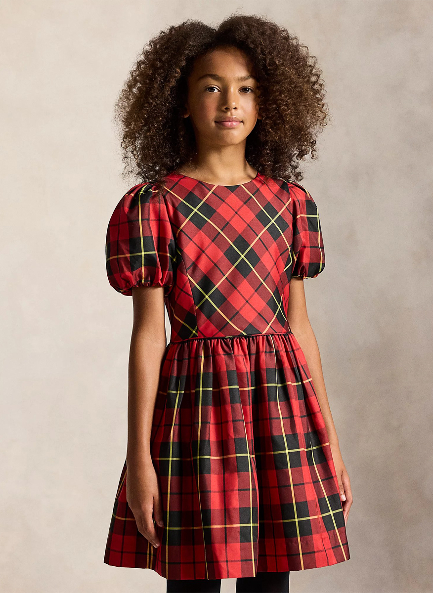 Ralph Lauren Kids 7-16 check dress1