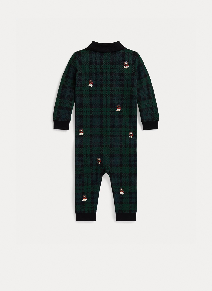 Ralph Lauren Kids romper with embroided details2