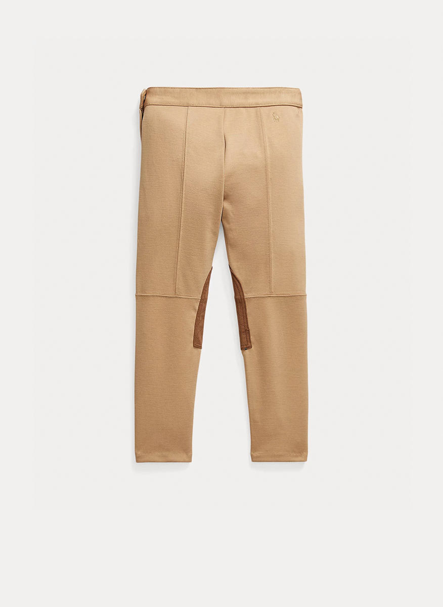 Клин с детайли от велур Ralph Lauren Kids 2-7