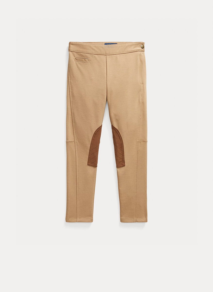 Клин с детайли от велур Ralph Lauren Kids 2-7