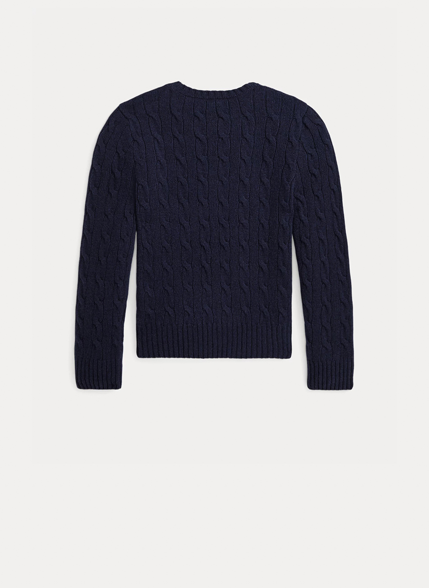 Ralph Lauren Kids 7-14 sweater with embroidery2