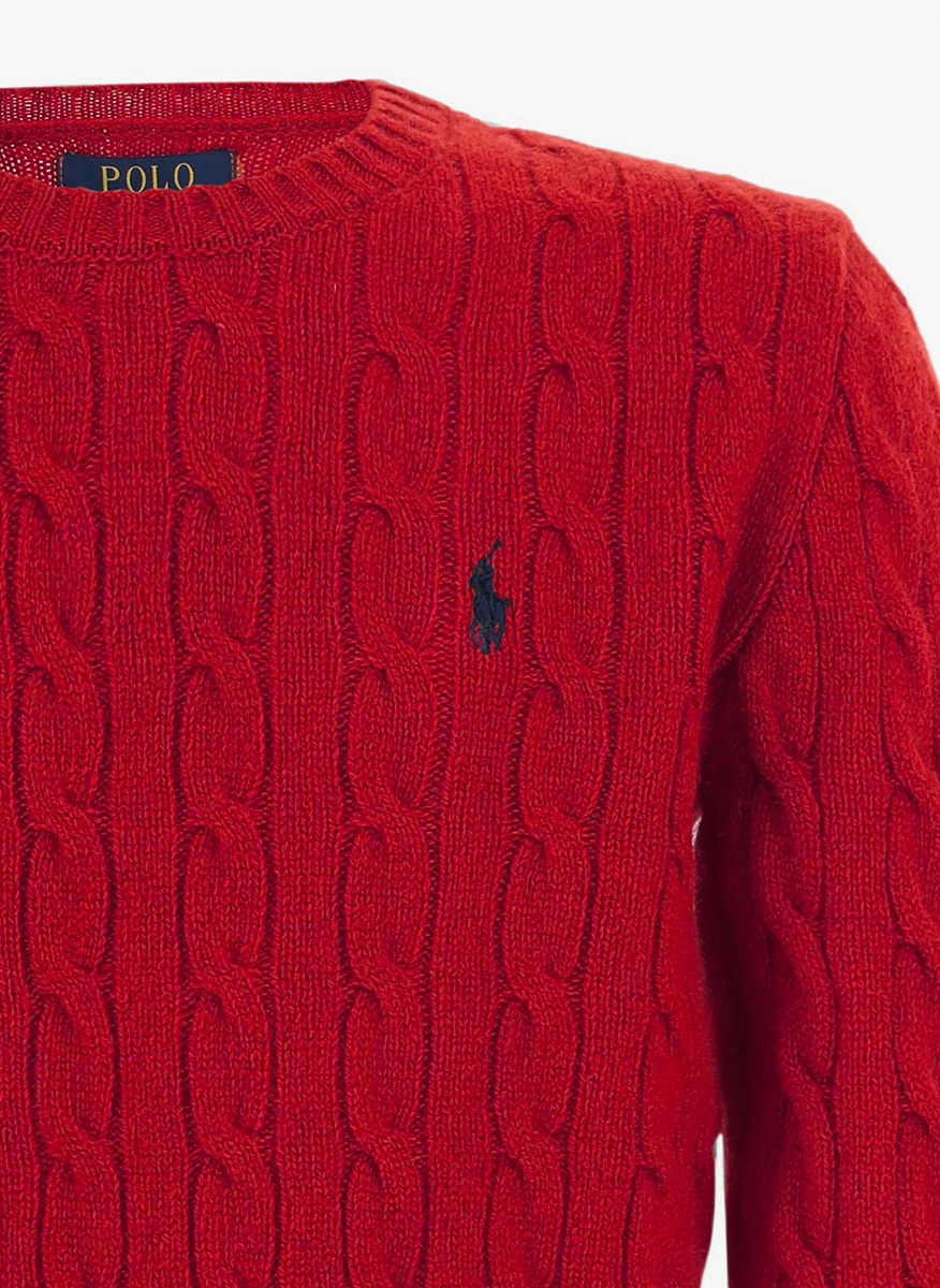 Ralph Lauren Kids 2-7 sweater with embroidery