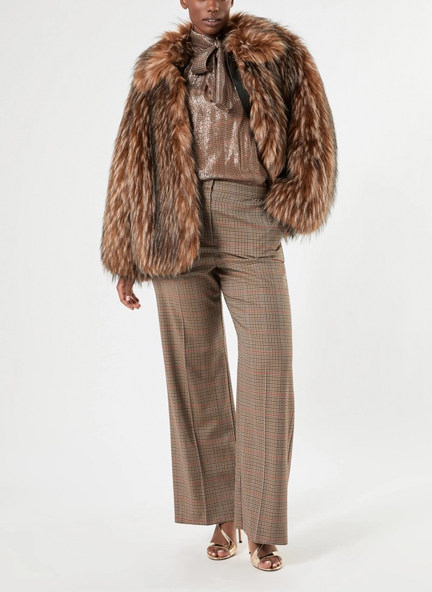 Marina Rinaldi Mrnlusso sheer georgette shirt