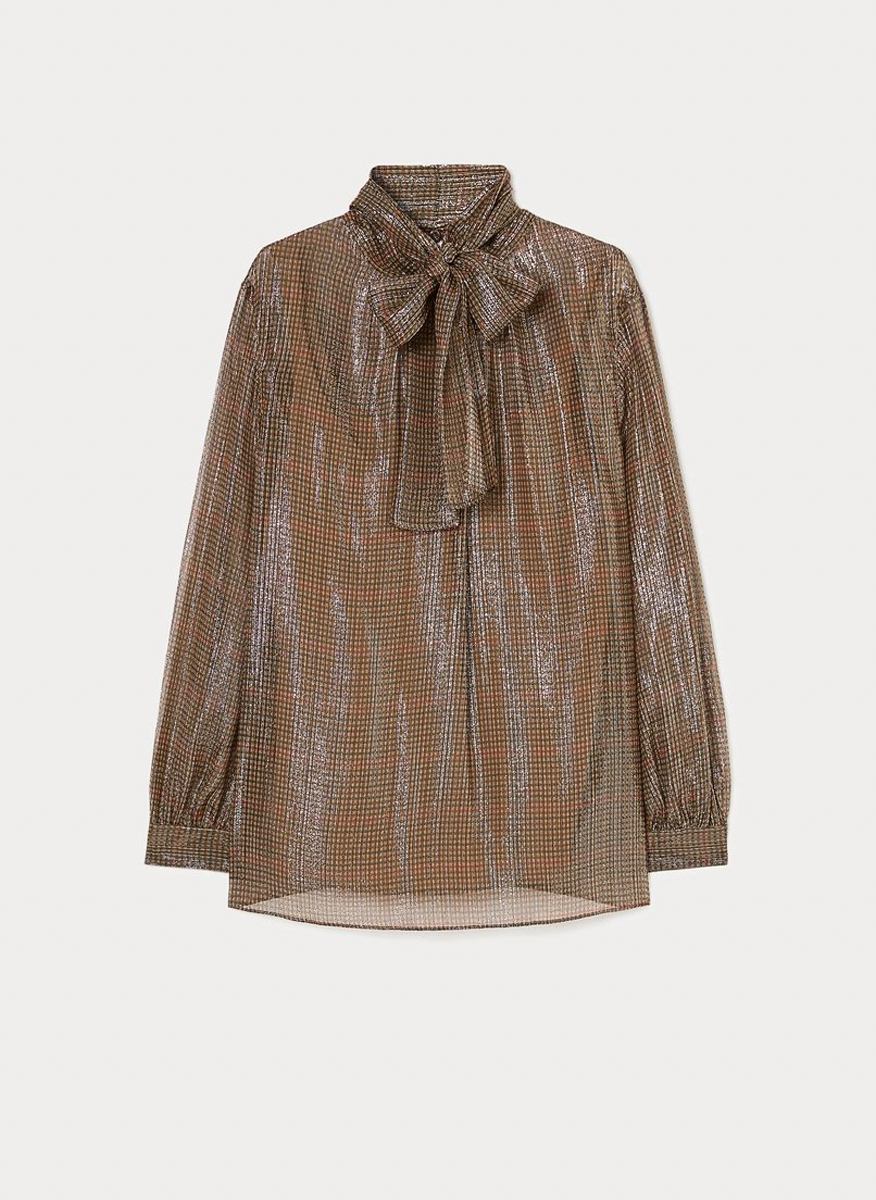 Marina Rinaldi Mrnlusso sheer georgette shirt