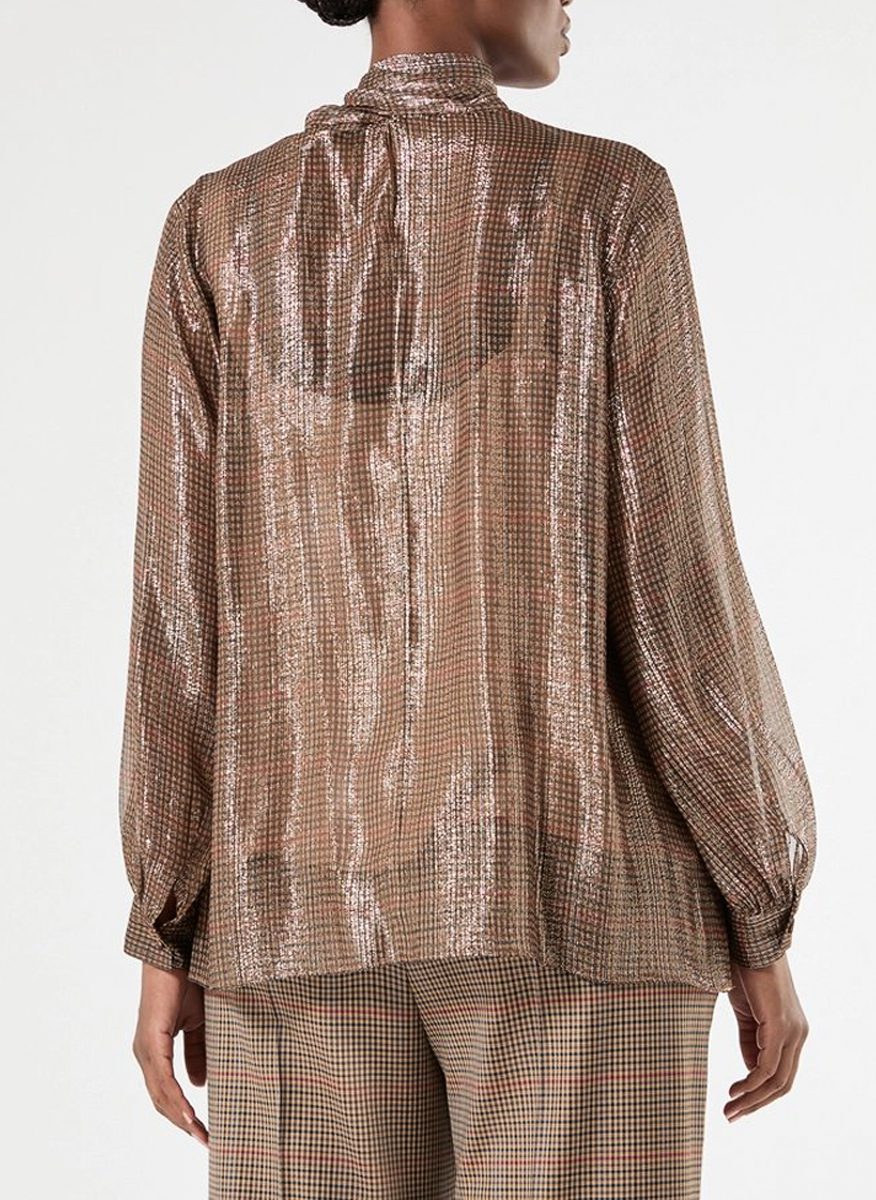 Marina Rinaldi Mrnlusso sheer georgette shirt