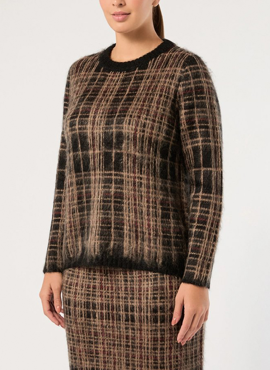 Marina Rinaldi Mrntesoro jacquard sweater