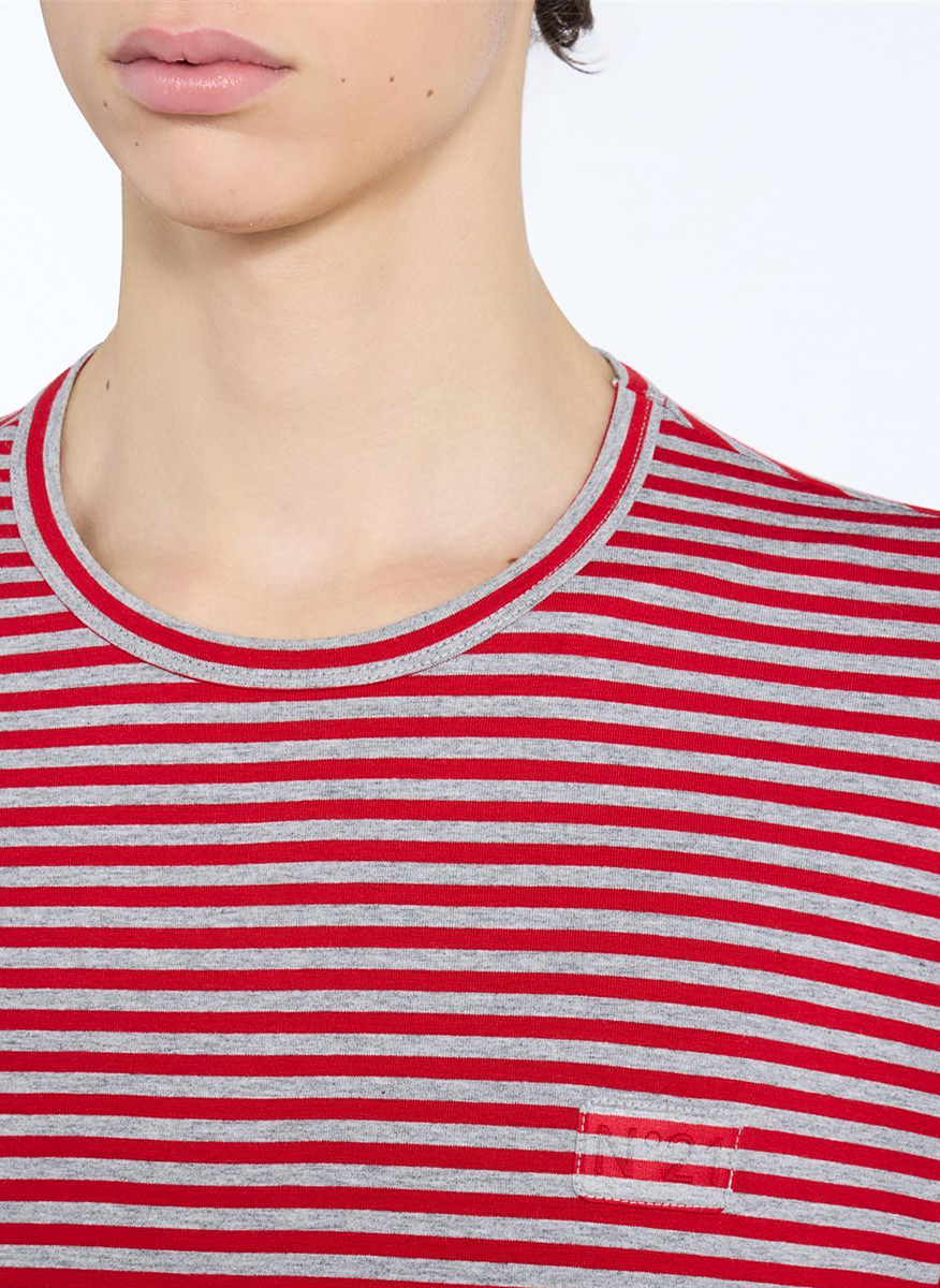 No21 striped T-shirt