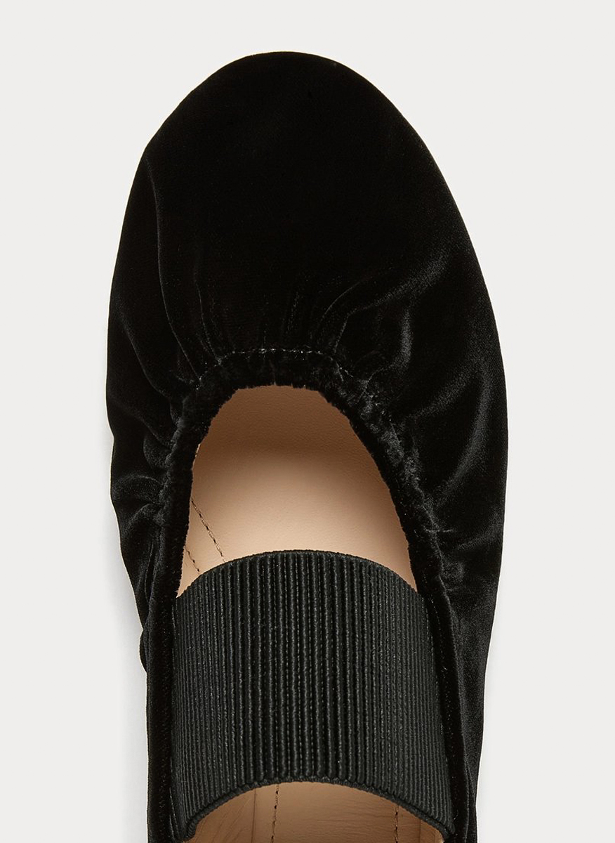 Marina Rinaldi Mrnritmo velvet ballet flats