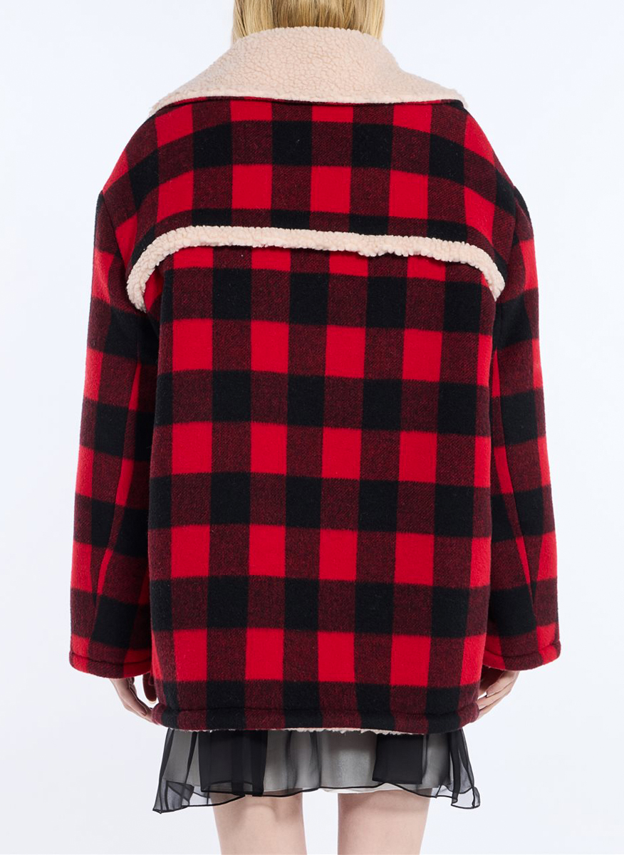 No21 plaid wool jacket