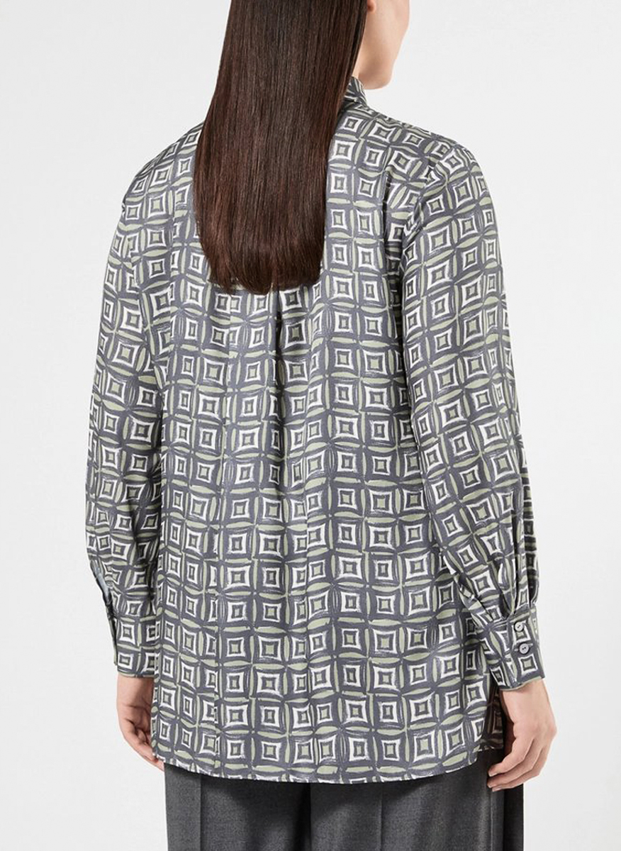 Marina Rinaldi Mrvpere geometric-print shirt