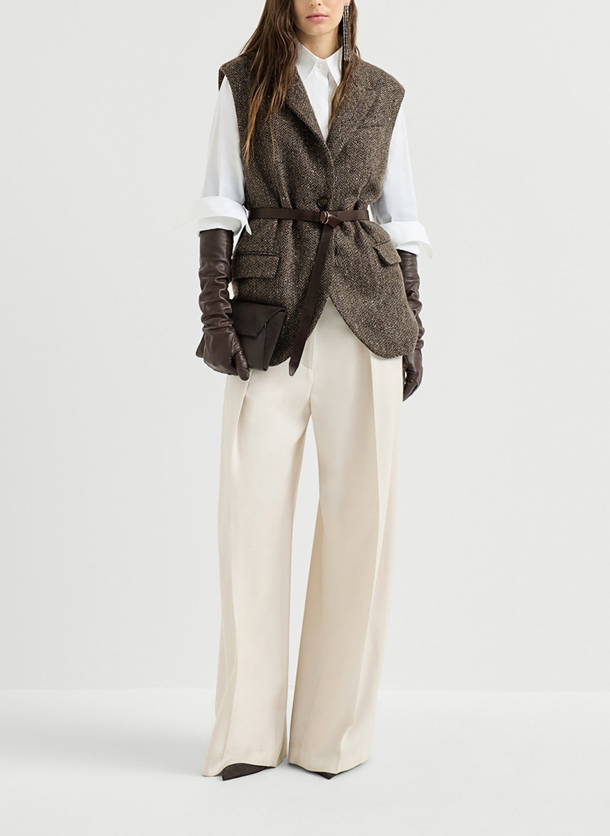 Brunello Cucinelli wool blend vest