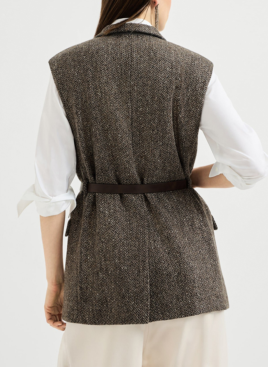 Brunello Cucinelli wool blend vest