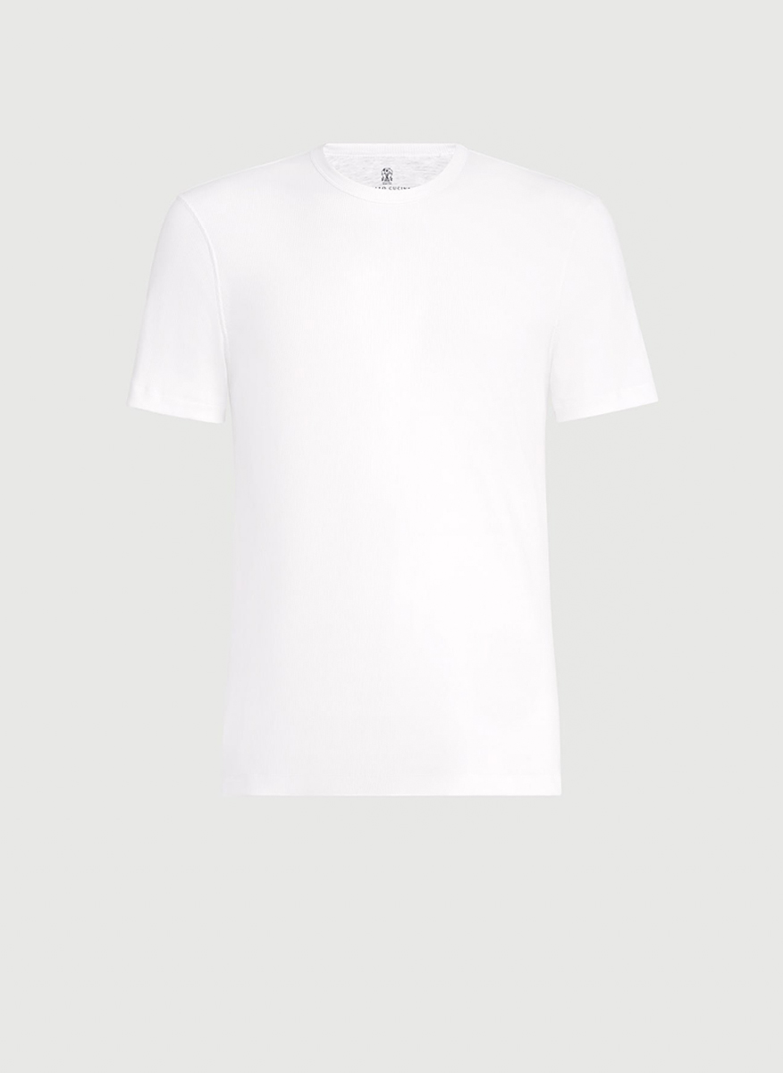 Brunello Cucinelli ribbed t-shirt