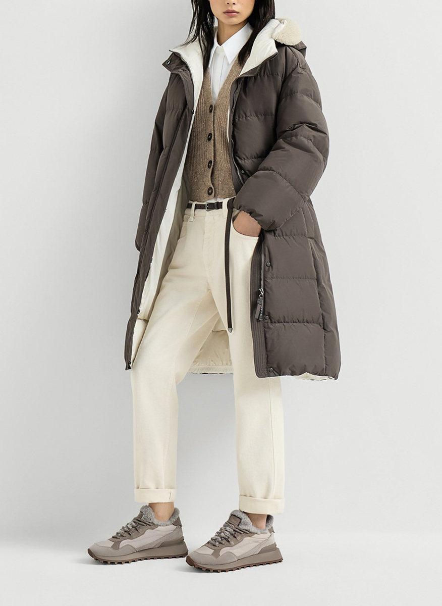 Brunello Cucinelli sneakers with shearling lining