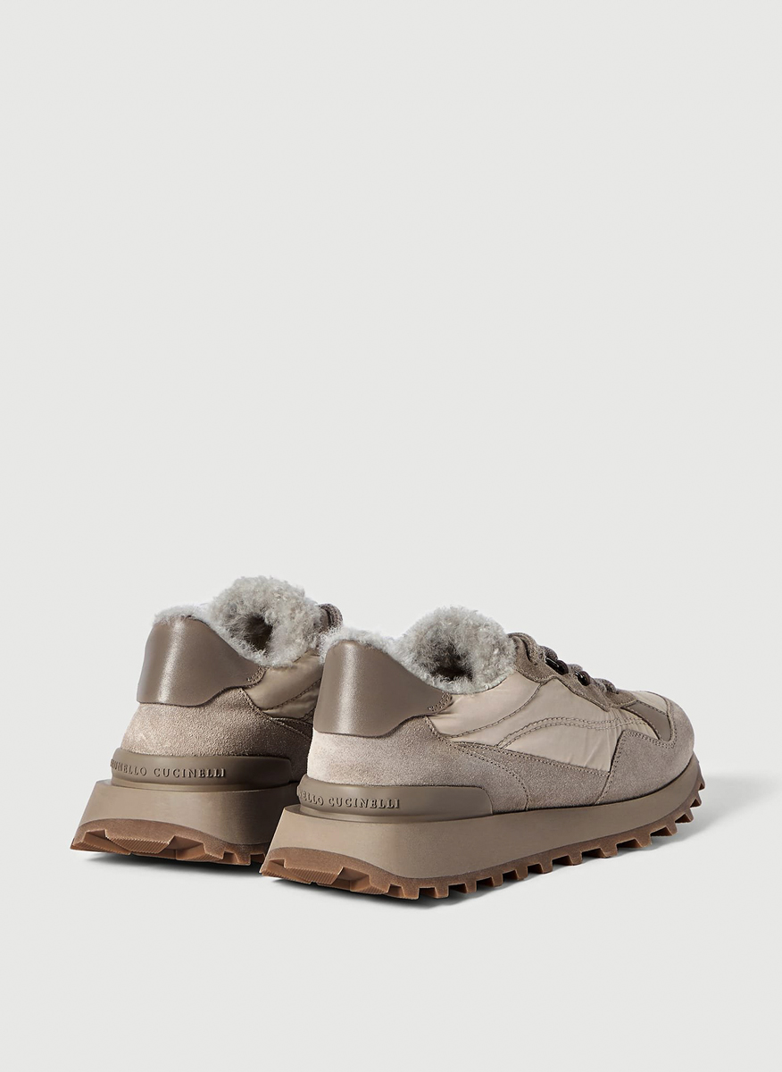 Brunello Cucinelli sneakers with shearling lining
