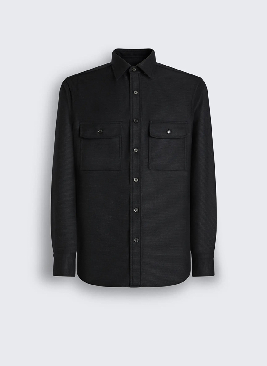 Риза от вълна 'Military shirt' Brioni