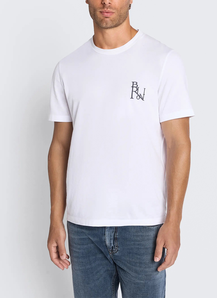 Тишърт с бродерия 'Regular fit' Brioni